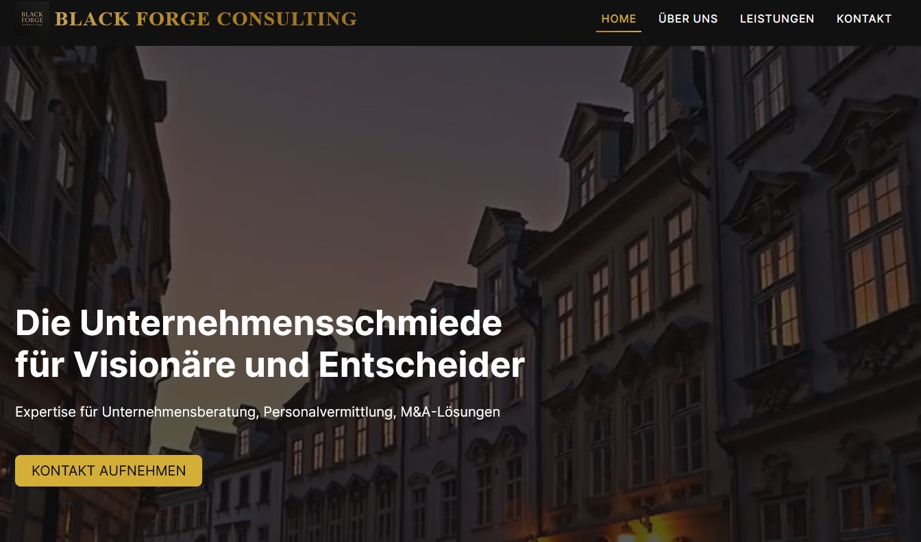 Blackforge Consulting Website